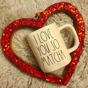 ❤RAE DUNN by Magenta "I Love You So Matcha"  Coffee/Tea Mug